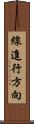 線進行方向 Scroll