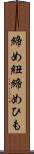 締め紐 Scroll