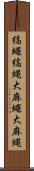 縞蠅 Scroll