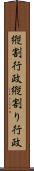 縦割行政 Scroll