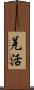 羌活 Scroll