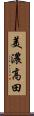 美濃高田 Scroll