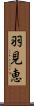 羽見恵 Scroll