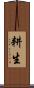 耕生 Scroll