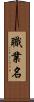 職業名 Scroll