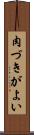 肉づきがよい Scroll