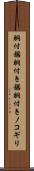 胴付鋸 Scroll
