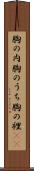 胸の内 Scroll