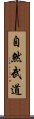 The Nature of Martial Arts Scroll