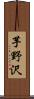 芋野沢 Scroll