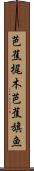 芭蕉梶木 Scroll