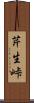 芹生峠 Scroll