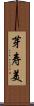 芽寿美 Scroll