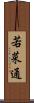 若菜通 Scroll
