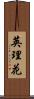 英理花 Scroll