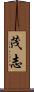 茂志 Scroll
