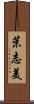 茉志美 Scroll