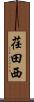荏田西 Scroll