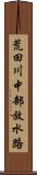 荒田川中部放水路 Scroll