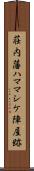 荘内藩ハママシケ陣屋跡 Scroll