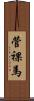 菅裸馬 Scroll