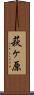 萩ヶ原 Scroll