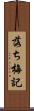 落ち梅記 Scroll