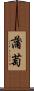 蒲萄 Scroll