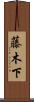 藤木下 Scroll