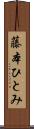 藤本ひとみ Scroll