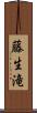 藤生滝 Scroll
