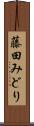 藤田みどり Scroll