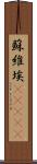 蘇維埃(ateji) Scroll