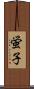 蛍子 Scroll