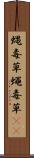 蝿毒草 Scroll