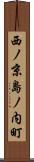 西ノ京島ノ内町 Scroll