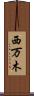 西万木 Scroll