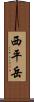 西平岳 Scroll