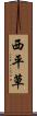 西平草 Scroll