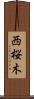 西桜木 Scroll