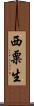 西粟生 Scroll