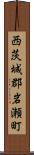 西茨城郡岩瀬町 Scroll