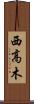 西高木 Scroll
