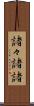 諸々 Scroll