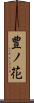 豊ノ花 Scroll