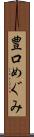豊口めぐみ Scroll