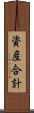 資産合計 Scroll
