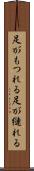 足がもつれる Scroll