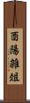 酉陽雑俎 Scroll