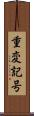 重変記号 Scroll
